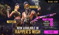 The Rapper's Wish event started today (Image via Free Fire)